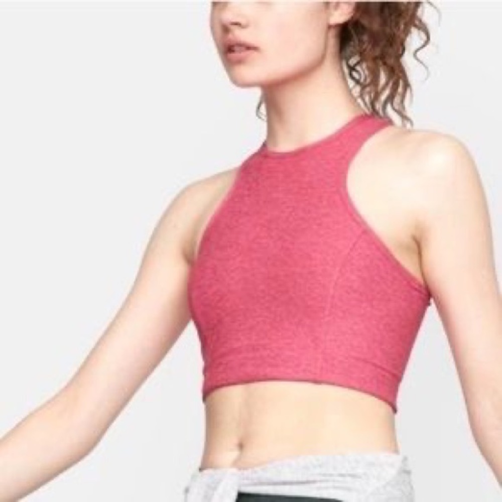 OUTDOOR VOICES —pink crop bra